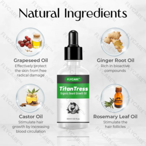 FLYCARE™ TitanTress Organic Beard Growth Oil