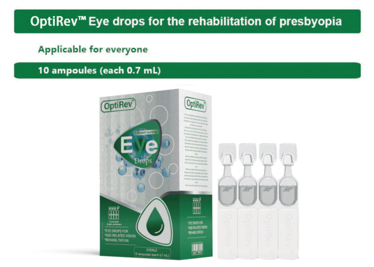 OptiRev™ Eye Drops for Presbyopia Rehabilitation