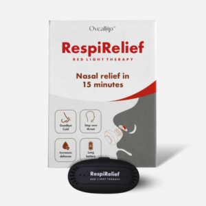 Oveallgo™ RespiRelief ULTRA Red Light Nasal Therapy Instrument