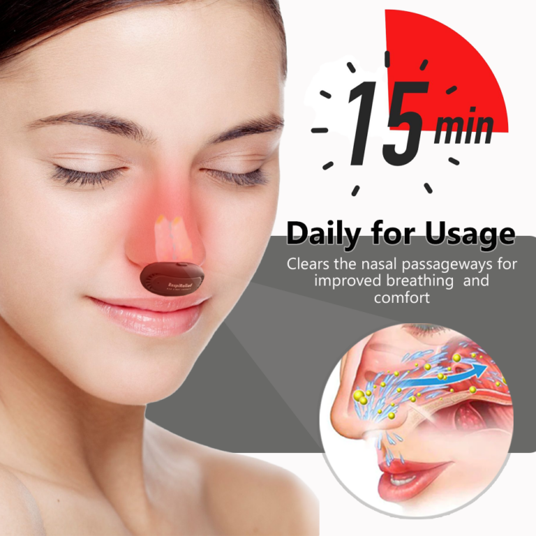 Oveallgo™ RespiRelief ULTRA Red Light Nasal Therapy Instrument