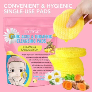 Fivfivgo™ Turmeric Kojic Acid Cleansing Pads