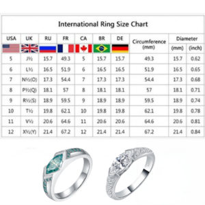 Histone Magnetology Moissanite Diamond Ring