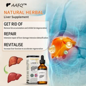 AAFQ® Natural Herbal Liver Supplement - Powerful Liver Support - Detox & Repair - Herbal Supplements