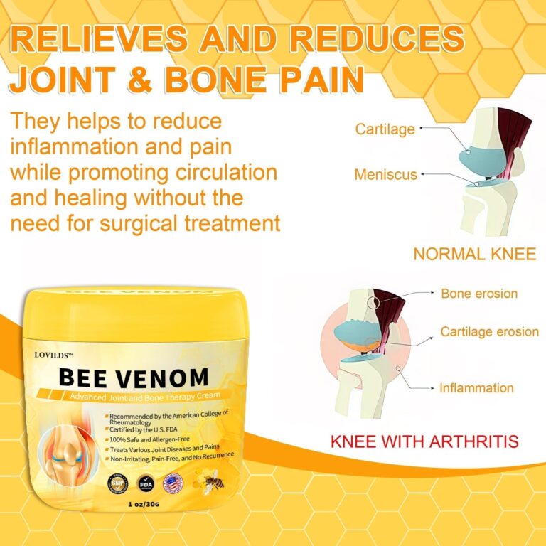 𝐋𝐎𝐕𝐈𝐋𝐃𝐒™ Bee Venom Advanced Joint and Bone Therapy Cream