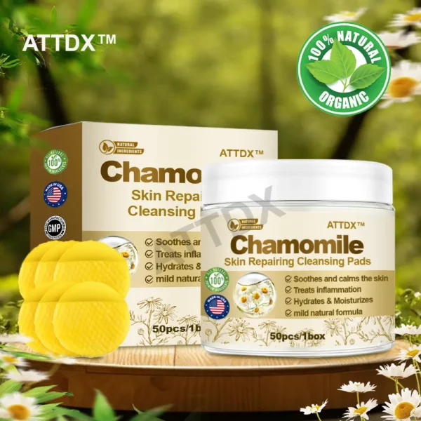 ATTDX™ Chamomile Skin Repairing Cleansing Pads