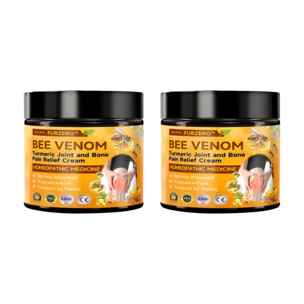 Furzero™ Bee Venom & Turmeric Joint and Bone Pain Relief Cream (Specializes in Joint and Arthritis Pain & AAOS Recommends)