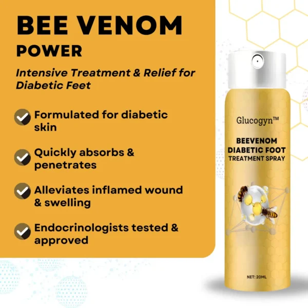 Glucogyn™ BeeVenom Diabetic Foot Treatment Spray