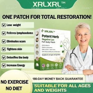 XRLXRL™ Potent Herb Negative Ion full-body Patch